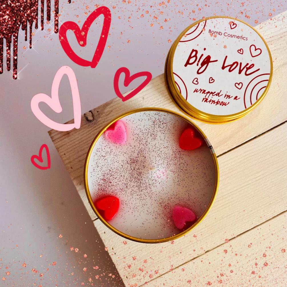 Bomb Cosmetics Big Love Tin Candle Extra Image 1